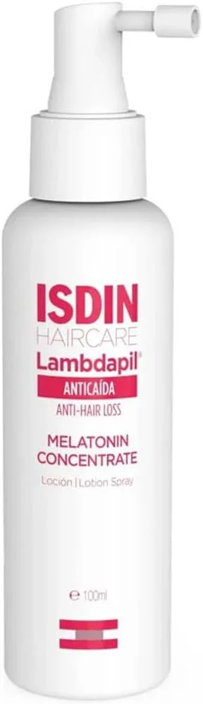 لوسیون ضد ریزش مو حاوی ملاتونین Lambdapil ISDIN، تقویت کننده مو و کمک به کاهش ریزش مو، بهبود تراکم و حجم مو 100 میلی لیتر لوسیون ضد ریزش مو حاوی ملاتونین Lambdapil ISDIN، تقویت کننده مو و کمک به کاهش ریزش مو، بهبود تراکم و حجم مو 100 میلی لیتر