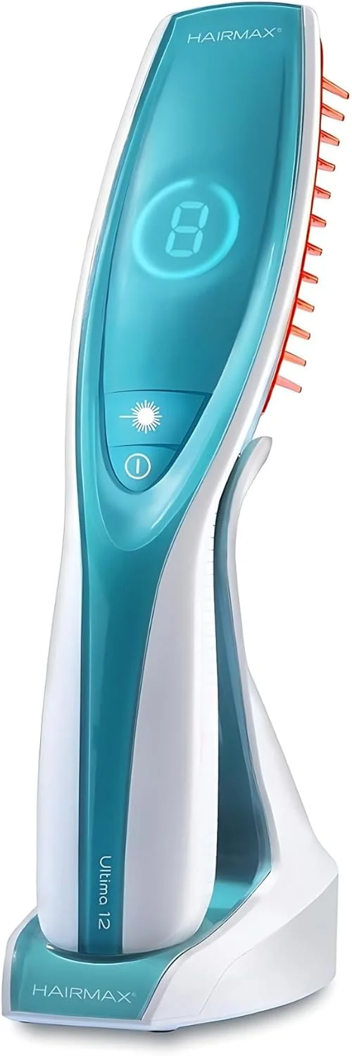 شانه لیزری Hairmax Ultima 12 دارای تاییدیه FDA، کمک به تحریک رشد مو و معکوس کردن ریزش و نازک شدن مو، احیای فولیکول های مو، افزایش تراکم و پرپشتی مو برای آقایان و بانوان شانه لیزری Hairmax Ultima 12 دارای تاییدیه FDA، کمک به تحریک رشد مو و معکوس کردن ریزش و نازک شدن مو، احیای فولیکول های مو، افزایش تراکم و پرپشتی مو برای آقایان و بانوان