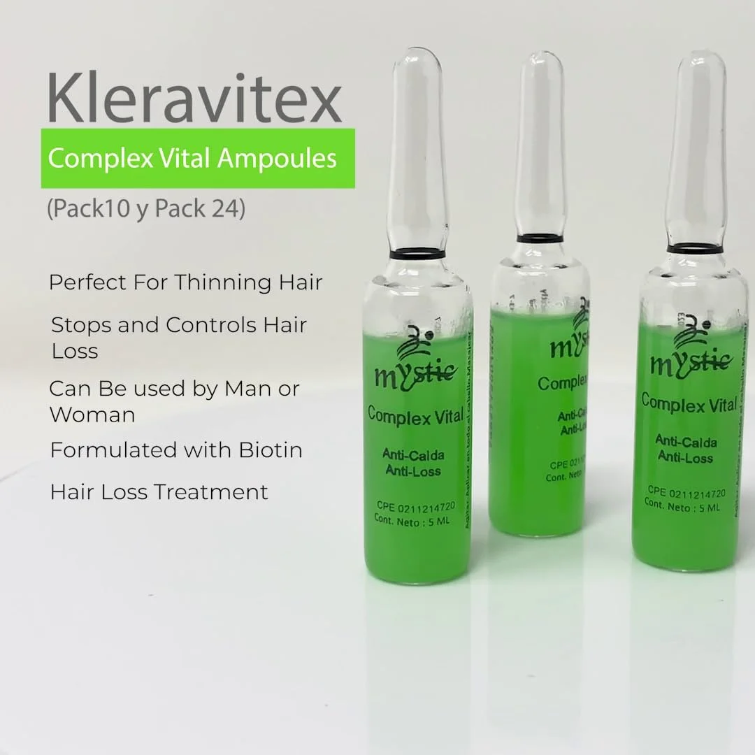 آمپول های حیات بخش کمپلکس میستیک Kleravitex برای ریزش و نازک شدن مو - درمان رشد مجدد با بیوتین بیو کمپلکس و توکوفرول (بسته 10 عددی) آمپول های حیات بخش کمپلکس میستیک Kleravitex برای ریزش و نازک شدن مو - درمان رشد مجدد با بیوتین بیو کمپلکس و توکوفرول (بسته 10 عددی)
