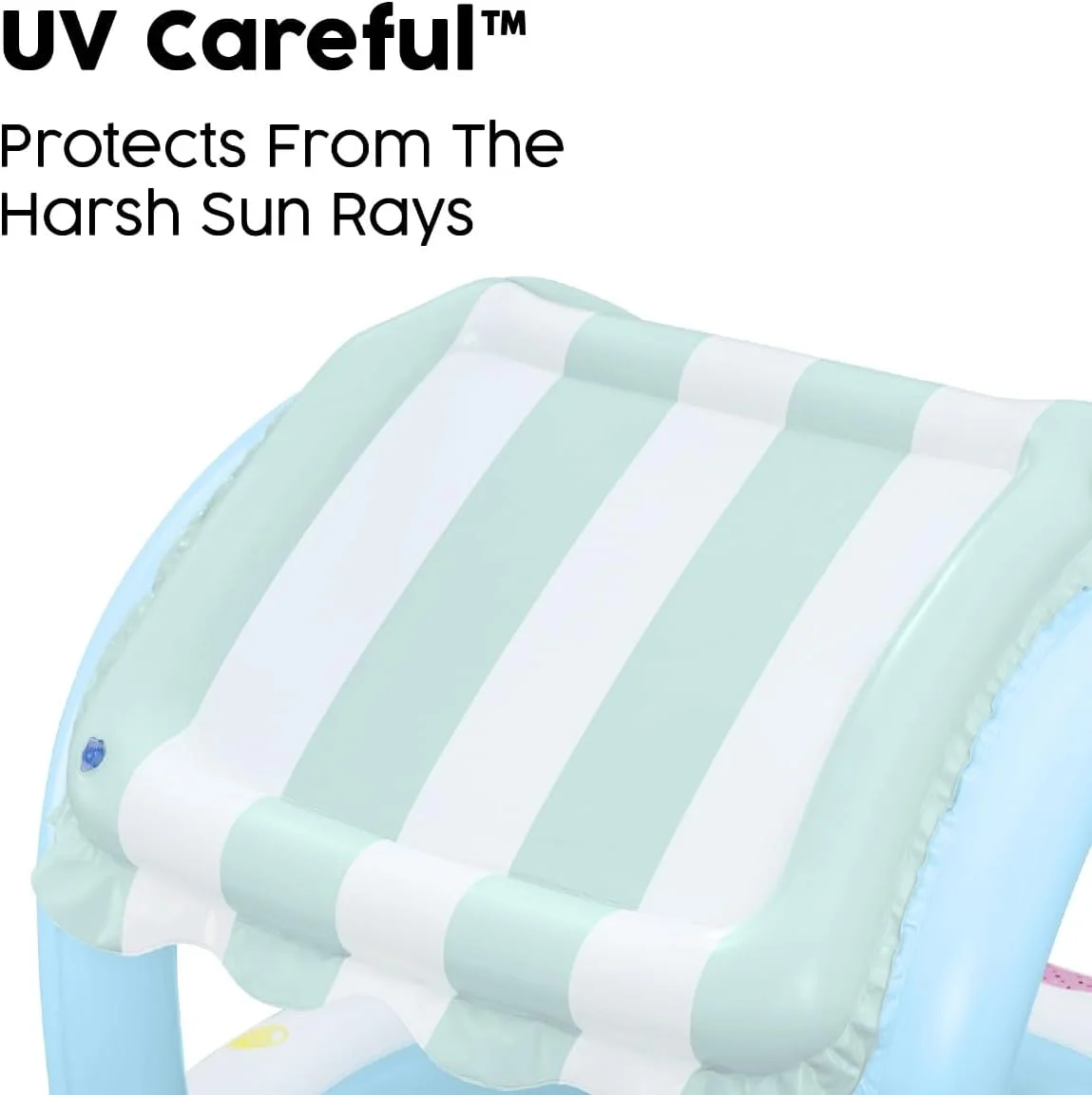 استخر بادی طرح شیرینی فروشی بست وی، مناسب کودکان و خردسالان، استخر بادی باغی با سایه بان، استخر کودک با سایه بان، مناسب برای 2 سال به بالا، 1.04 متر در 84 سانتی متر