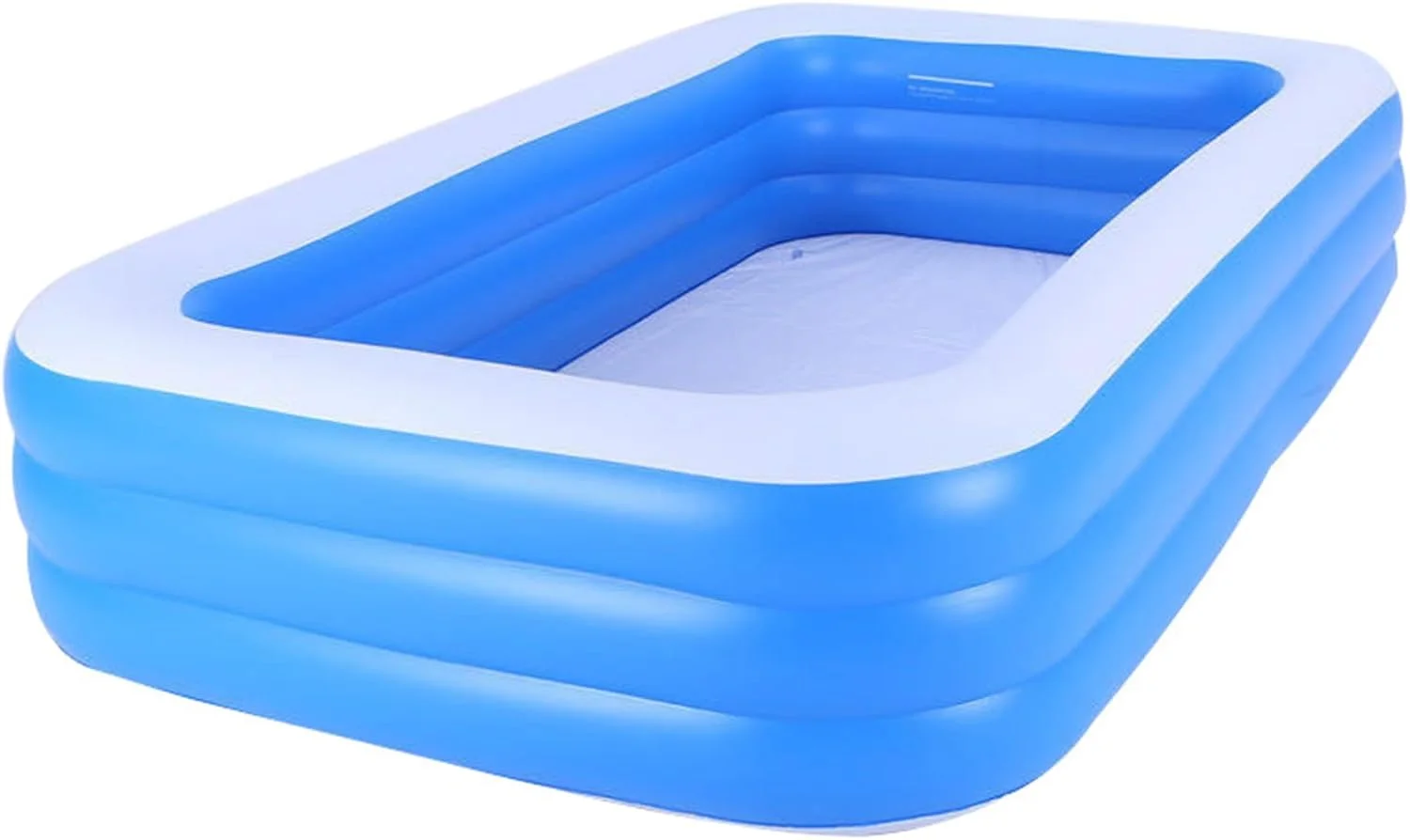 استخر بادی TDOO - استخر کودکان 210 * 150 * 60 سانتی متر، طراحی بادوام و ضخیم برای کودکان، خردسالان و بزرگسالان، ایده آل برای فضای باز، باغ، حیاط خلوت