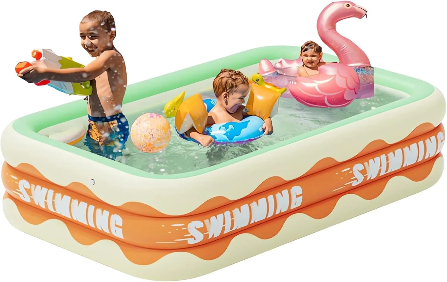 استخر بادی OYDAS، 210x145x56 سانتی متر، استخر بادی برای کودکان، خردسالان و بزرگسالان، استخر باغی با 3 لایه ضخیم، استخر بادی خانوادگی سایز بزرگ برای حیاط خلوت، باغ و فضای باز (2.1 متر) استخر بادی OYDAS، 210x145x56 سانتی متر، استخر بادی برای کودکان، خردسالان و بزرگسالان، استخر باغی با 3 لایه ضخیم، استخر بادی خانوادگی سایز بزرگ برای حیاط خلوت، باغ و فضای باز (2.1 متر)