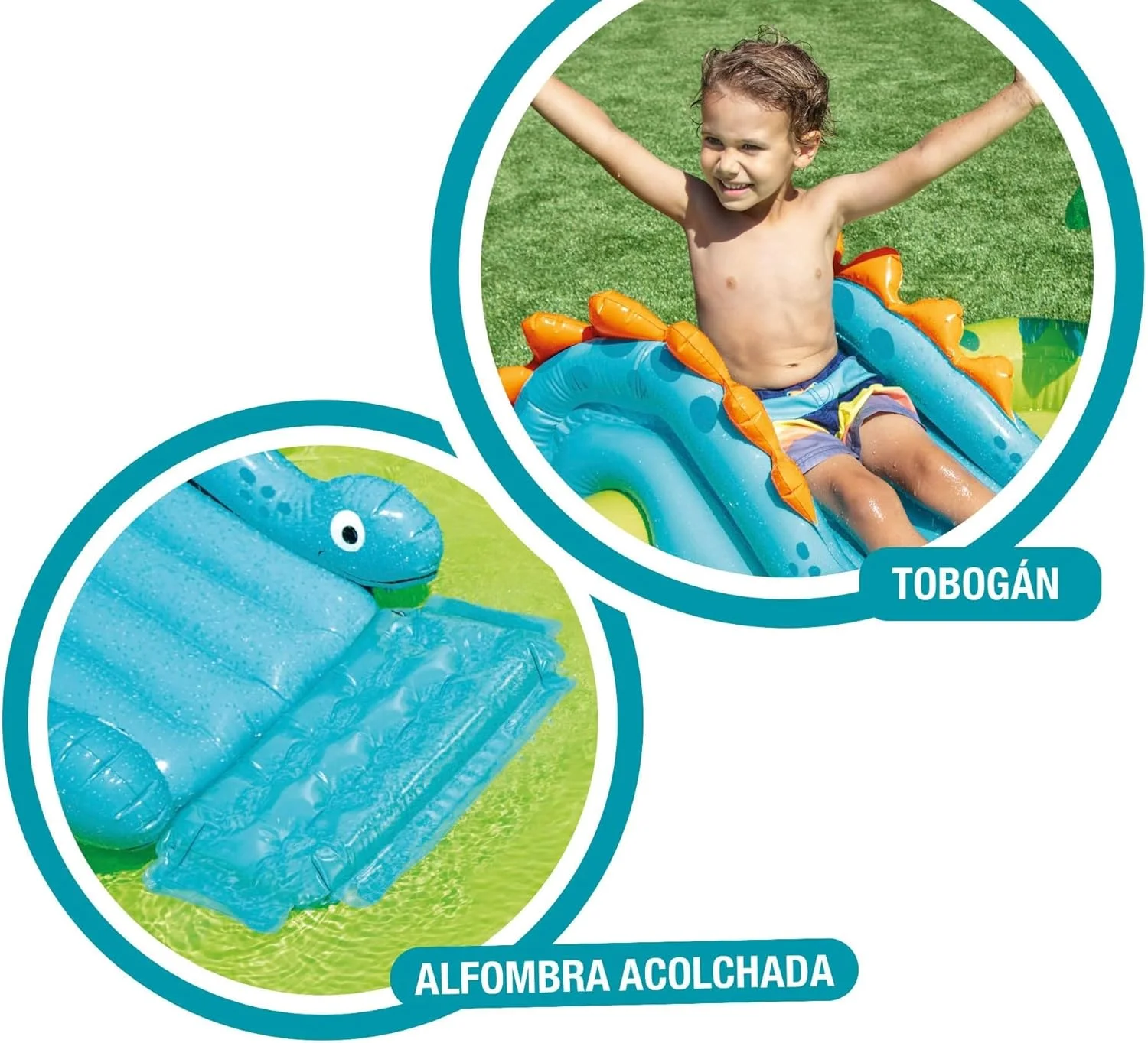 مرکز بازی بادی ساندوکی Little Dino به همراه سرسره