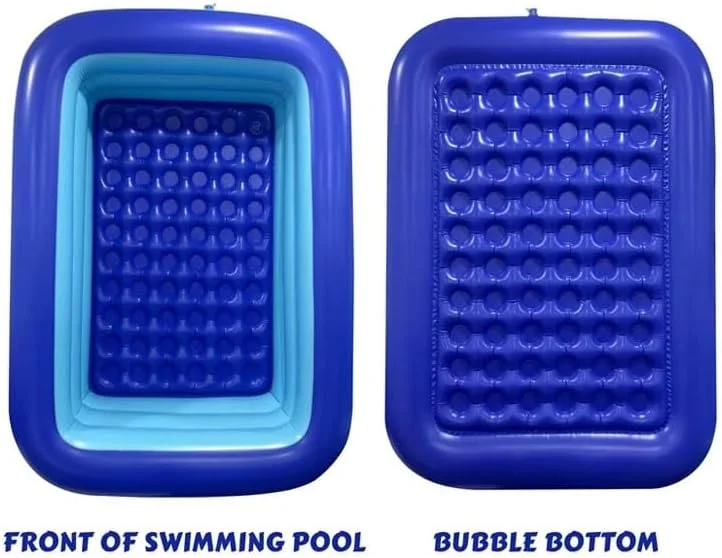 استخر بادی SLEEPHEAD® برای کودکان و بزرگسالان، استخرهای شنای حیاط خلوت باغ در فضای باز، استخر پارویی برای کودکان نوپا، حیاط خلوت باغ، مهمانی آب تابستانی، 205 * 125 * 50 سانتی متر
