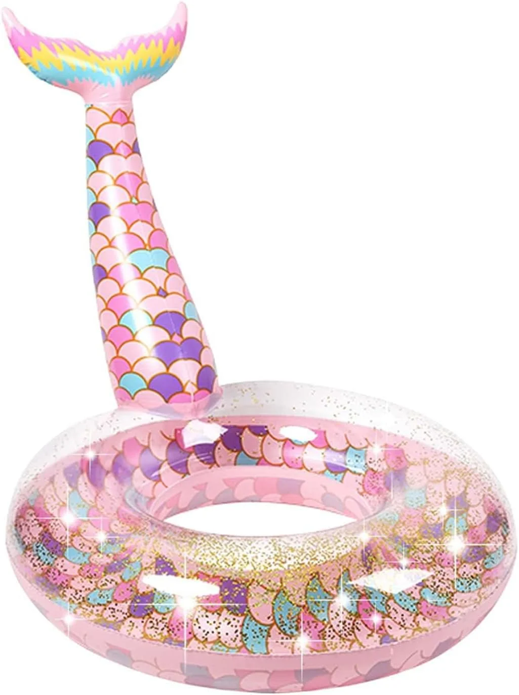 حلقه شنا بادی PINKE، حلقه شنای زیبا برای استخر، تیوپ شنا، شناور بادی مناسب فضای باز، دریاچه تابستانی، ساحل، شناورهای آبی، قایق بادی استخر، لوازم مهمانی برای بزرگسالان و کودکان، مناسب فعالیت های آبی