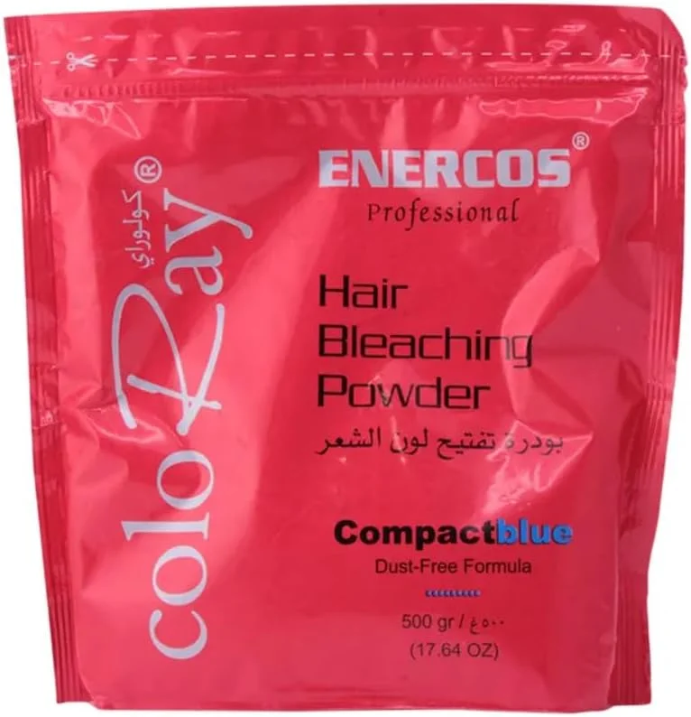 پودر دکلره موی حرفه ای انرکوس کالر ری، سفید فشرده، 500 گرم پودر دکلره موی حرفه ای انرکوس کالر ری، سفید فشرده، 500 گرم