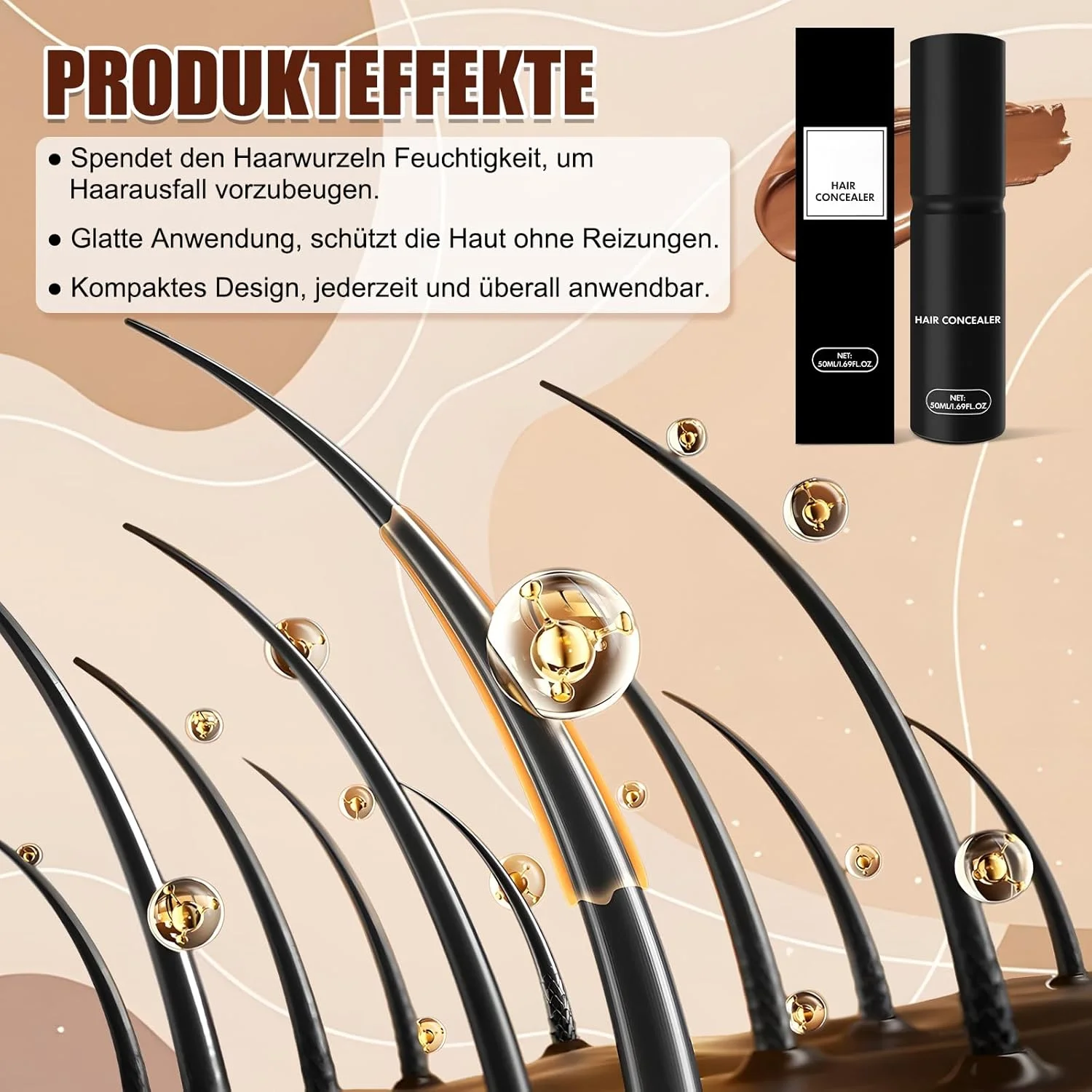 کرم پوشش دهنده مو تیونو، کرم ریشه طبیعی، کانسیلر پوست سر 50 میلی لیتری، کرم پرکننده خط مو، ضد آب، ماندگاری طولانی، برای موهایی با ظاهر پرتر (مشکی) کرم پوشش دهنده مو تیونو، کرم ریشه طبیعی، کانسیلر پوست سر 50 میلی لیتری، کرم پرکننده خط مو، ضد آب، ماندگاری طولانی، برای موهایی با ظاهر پرتر (مشکی)