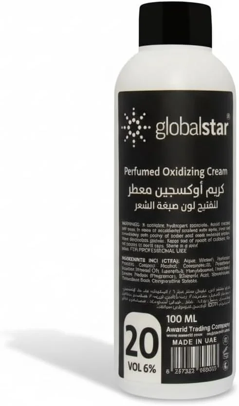 اکسیدان مو گلوبال استار، 20% اکسیژن معطر، 100 میلی لیتر اکسیدان مو گلوبال استار، 20% اکسیژن معطر، 100 میلی لیتر