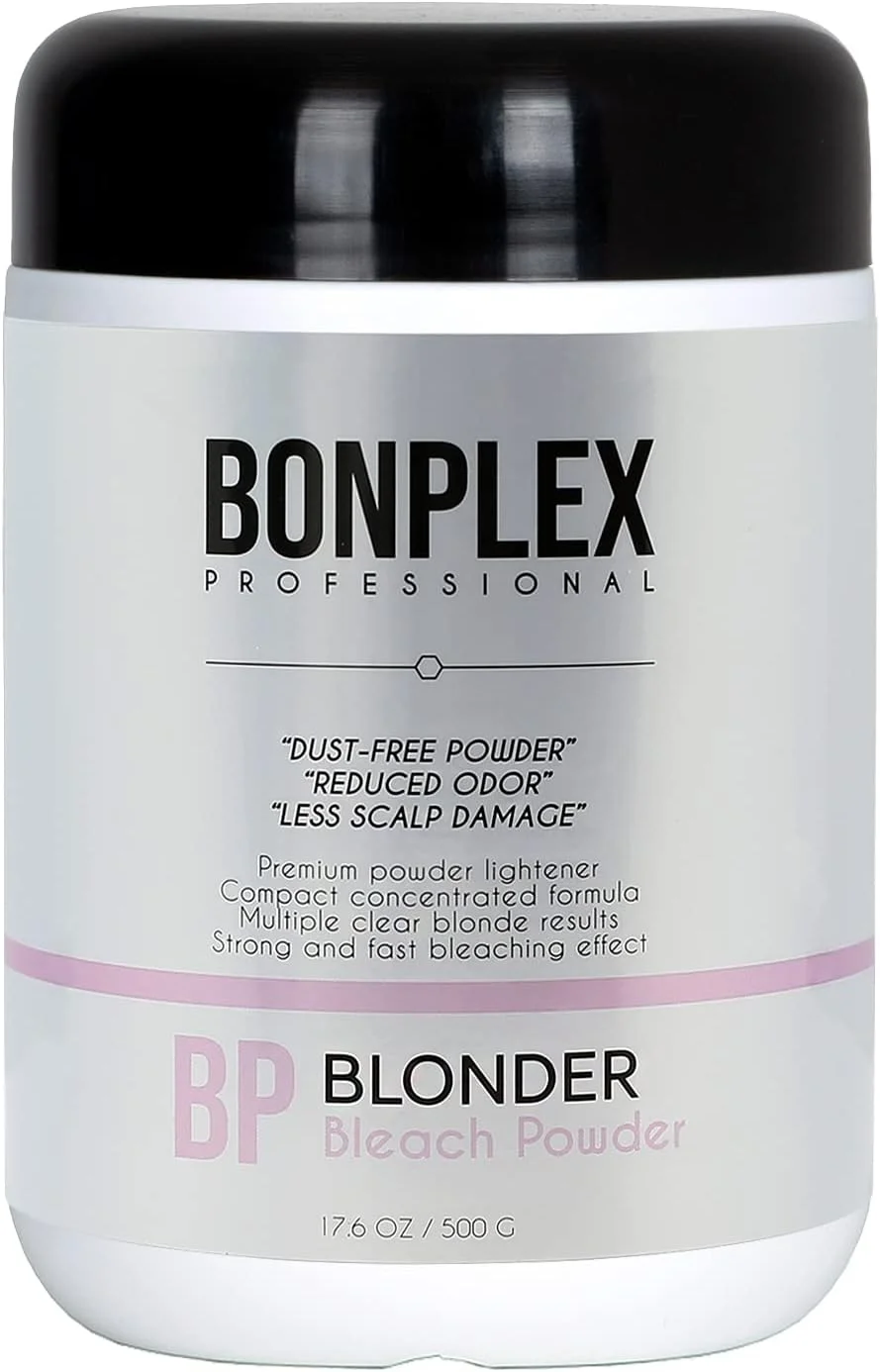 پودر دکلره بونپلکس بلوندر، نتایج بلوند شفاف چندگانه، بدون گرد و غبار، کاهش بو، آسیب کمتر به پوست سر، 500 گرم پودر دکلره بونپلکس بلوندر، نتایج بلوند شفاف چندگانه، بدون گرد و غبار، کاهش بو، آسیب کمتر به پوست سر، 500 گرم