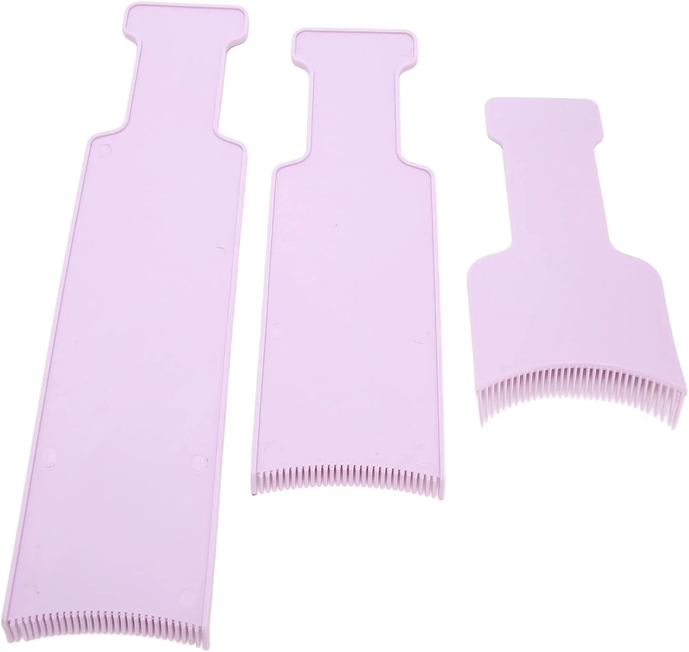 ست تخته هایلایت مو، ابزار حالت دهی 3 عددی برای رنگ کردن مو، مناسب آرایشگاه ها و آرایشگران (بنفش) ست تخته هایلایت مو، ابزار حالت دهی 3 عددی برای رنگ کردن مو، مناسب آرایشگاه ها و آرایشگران (بنفش)