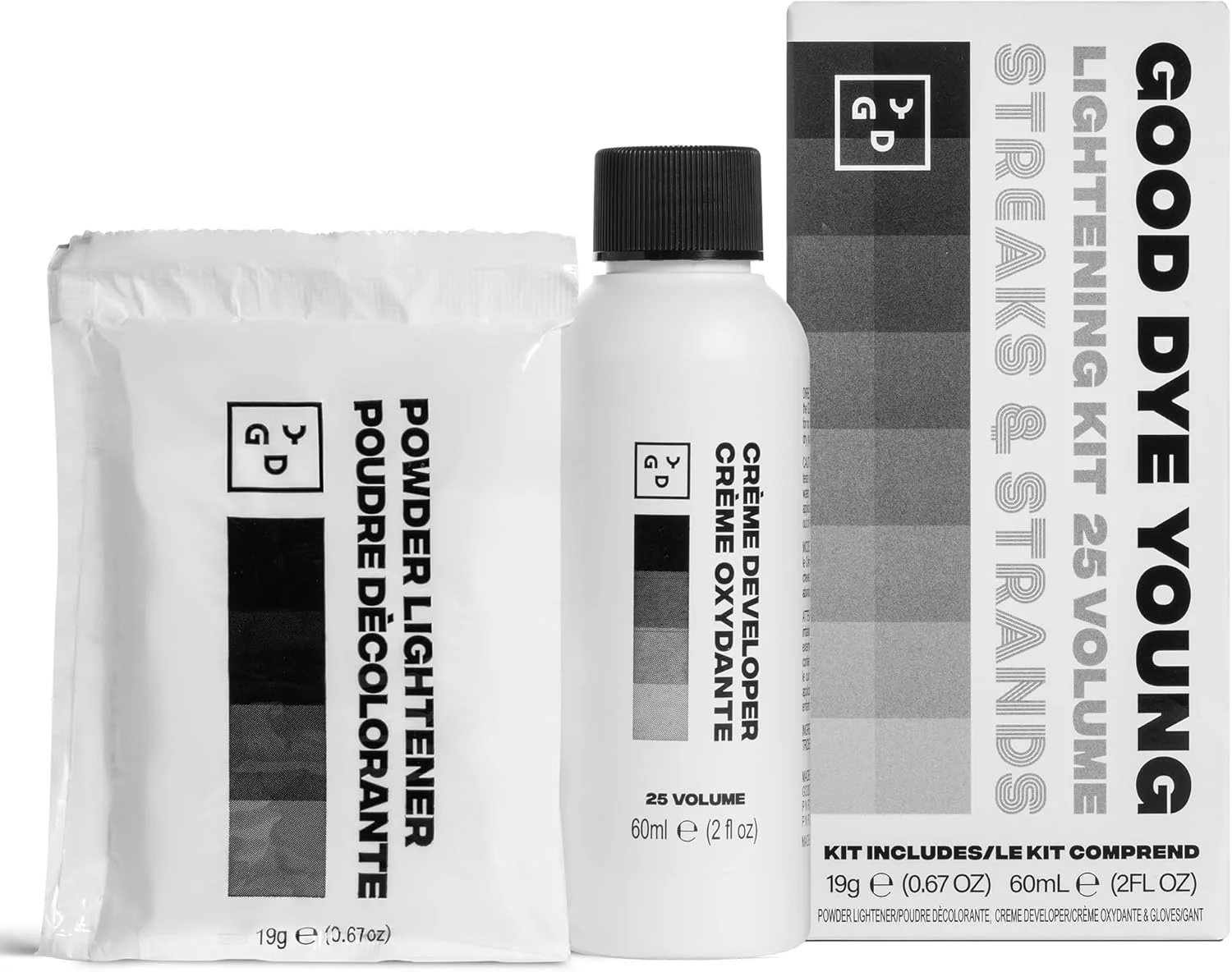 کیت روشن کننده مو گود دای یانگ (مناسب هایلایت و تکه ای) شامل پودر روشن کننده بدون گرد و غبار و اکسیدان 25 حجمی - کیت بلیچ مرطوب کننده - بلیچ مو وگان (59 میل) کیت روشن کننده مو گود دای یانگ (مناسب هایلایت و تکه ای) شامل پودر روشن کننده بدون گرد و غبار و اکسیدان 25 حجمی - کیت بلیچ مرطوب کننده - بلیچ مو وگان (59 میل)