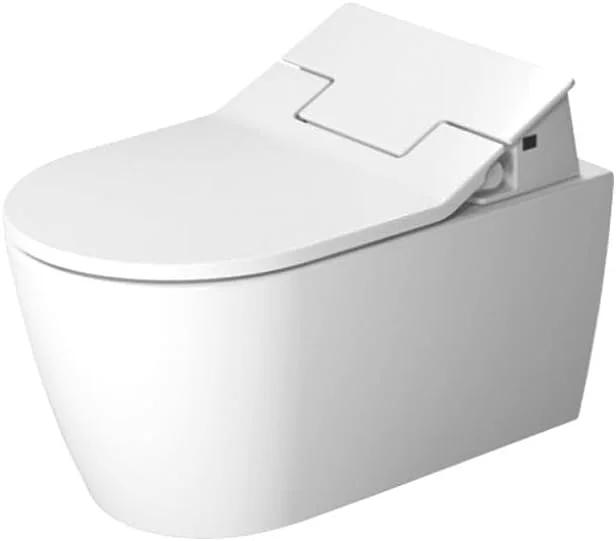 توالت فرنگی دیواری خود تمیز شونده هوشمند دوراویت مدل STARCK، طراحی شده توسط استارک، 57 سانتی متر (عمق) - سفید براق