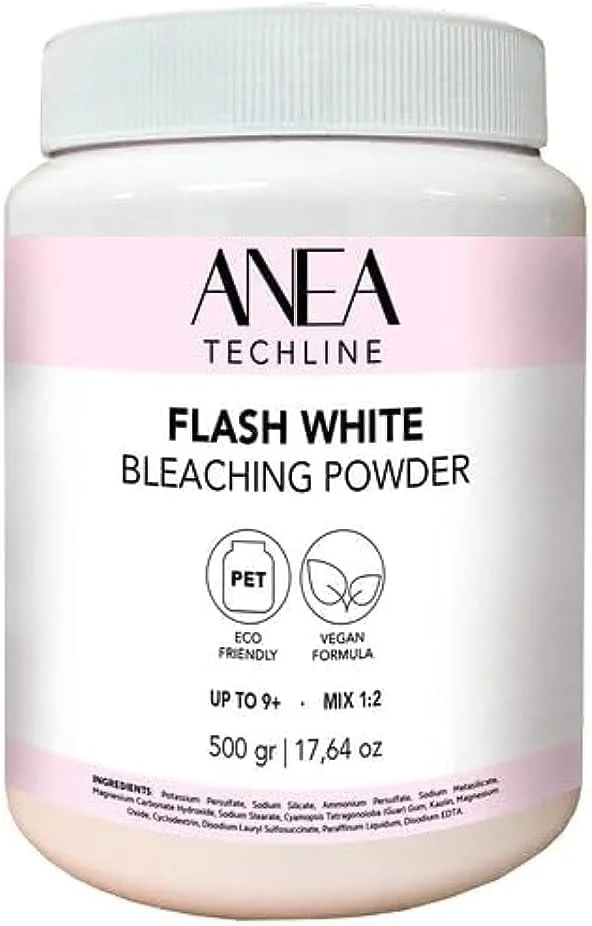 پودر دکلره سفید آنیا 500 گرم - فلش وایت پودر دکلره سفید آنیا 500 گرم - فلش وایت