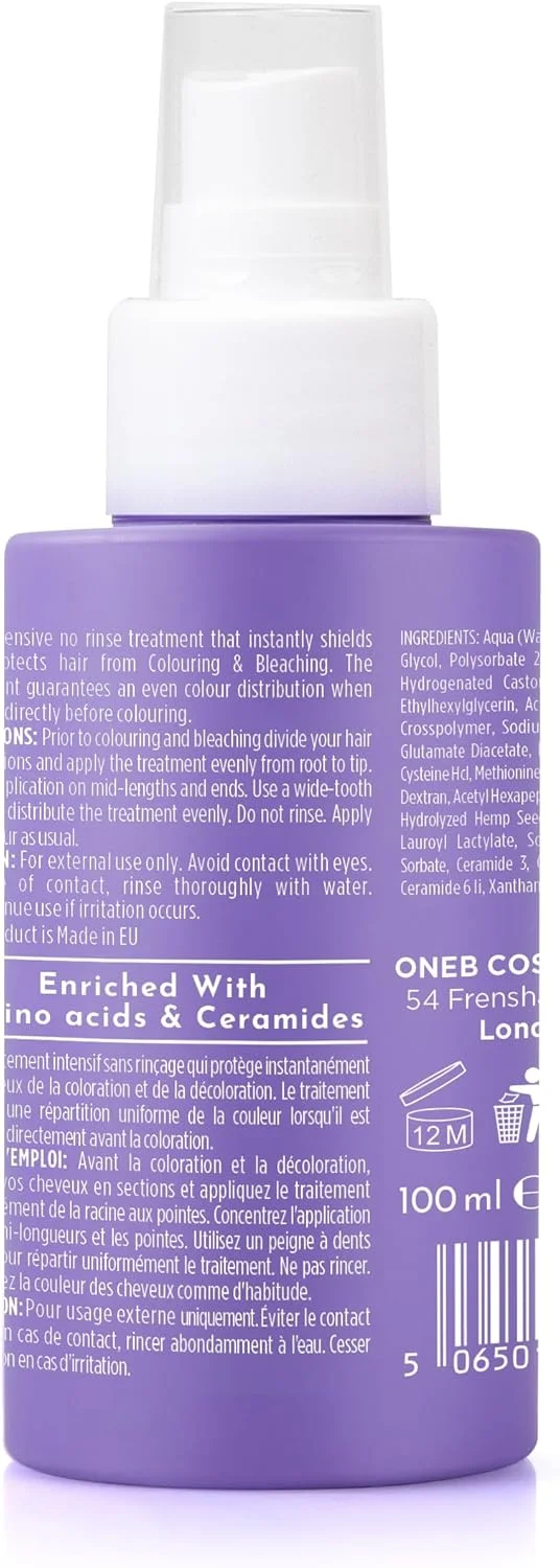 محافظ مو قبل از رنگ و دکلره 1B Hairapist – محافظت کننده قوی بدون نیاز به آبکشی حاوی آمینو اسیدها و سرامیدها – محافظت، نرمی و رنگ یکنواخت – 100 میلی لیتر محافظ مو قبل از رنگ و دکلره 1B Hairapist – محافظت کننده قوی بدون نیاز به آبکشی حاوی آمینو اسیدها و سرامیدها – محافظت، نرمی و رنگ یکنواخت – 100 میلی لیتر