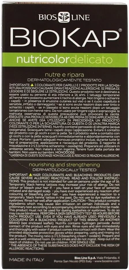 کرم روشن کننده مو بایوکاپ نوتری کالر دلیکاتو 0.0 - 140 میلی لیتر کرم روشن کننده مو بایوکاپ نوتری کالر دلیکاتو 0.0 - 140 میلی لیتر