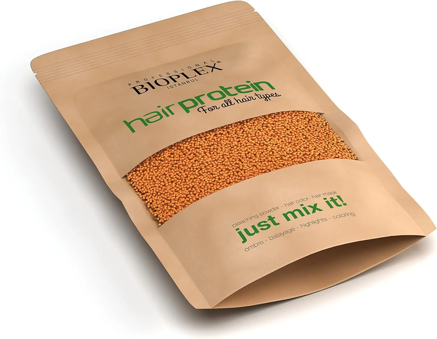 پروتئین مو بایوپلکس، بدون آسیب به مو برای دکلره و رنگ کردن - فرمول ضد شکستگی در توپ های پروتئینی طلایی کوچک معجزه آسا - ایجاد موهای بلوند زیبا پروتئین مو بایوپلکس، بدون آسیب به مو برای دکلره و رنگ کردن - فرمول ضد شکستگی در توپ های پروتئینی طلایی کوچک معجزه آسا - ایجاد موهای بلوند زیبا