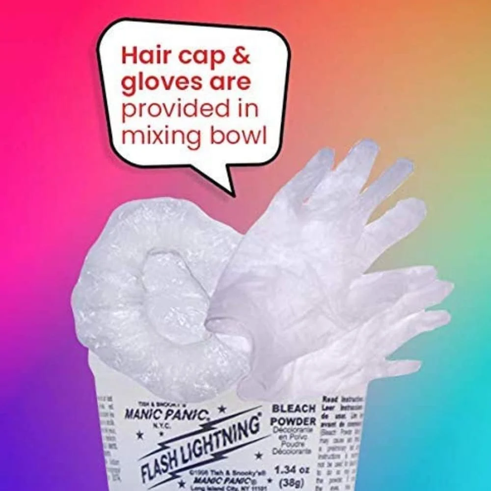 کیت روشن کننده مو منیک پانیک Amplified Flash Lightning، شامل کرم روشن کننده مو با حجم 40 کیت روشن کننده مو منیک پانیک Amplified Flash Lightning، شامل کرم روشن کننده مو با حجم 40