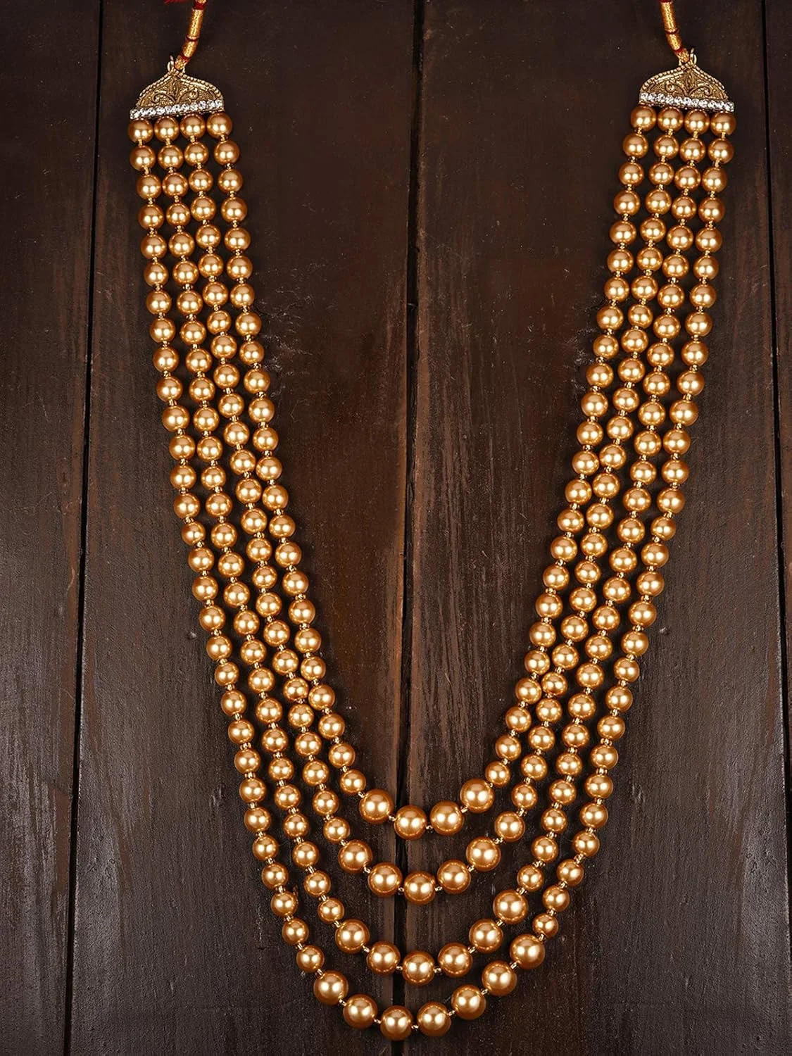 ست جواهرات زنانه ZAVERI PEARLS (طلایی) (ZPFK8696) ست جواهرات زنانه ZAVERI PEARLS (طلایی) (ZPFK8696)