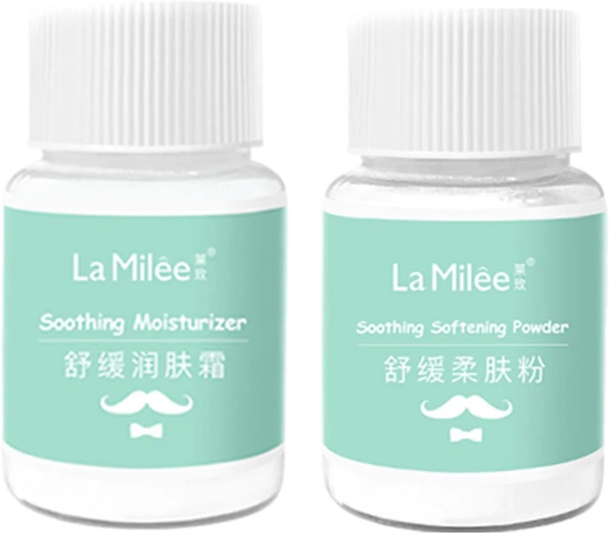 کرم بیرنگ کننده موی صورت La Milee با قدرت اضافی 30 گرم + پودر نرم کننده و تسکین دهنده 20 گرم برای صورت و بدن کرم بیرنگ کننده موی صورت La Milee با قدرت اضافی 30 گرم + پودر نرم کننده و تسکین دهنده 20 گرم برای صورت و بدن