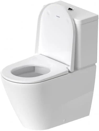 توالت فرنگی زمینی بدون لبه دوراویت، 65 سانتی متر (عمق) - سفید براق توالت فرنگی زمینی بدون لبه دوراویت، 65 سانتی متر (عمق) - سفید براق