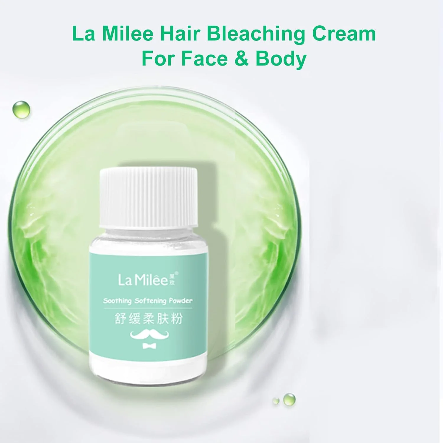 کرم بیرنگ کننده موهای صورت La Milee با قدرت اضافی 30 گرم + پودر نرم کننده و تسکین دهنده 20 گرم برای صورت و بدن کرم بیرنگ کننده موهای صورت La Milee با قدرت اضافی 30 گرم + پودر نرم کننده و تسکین دهنده 20 گرم برای صورت و بدن