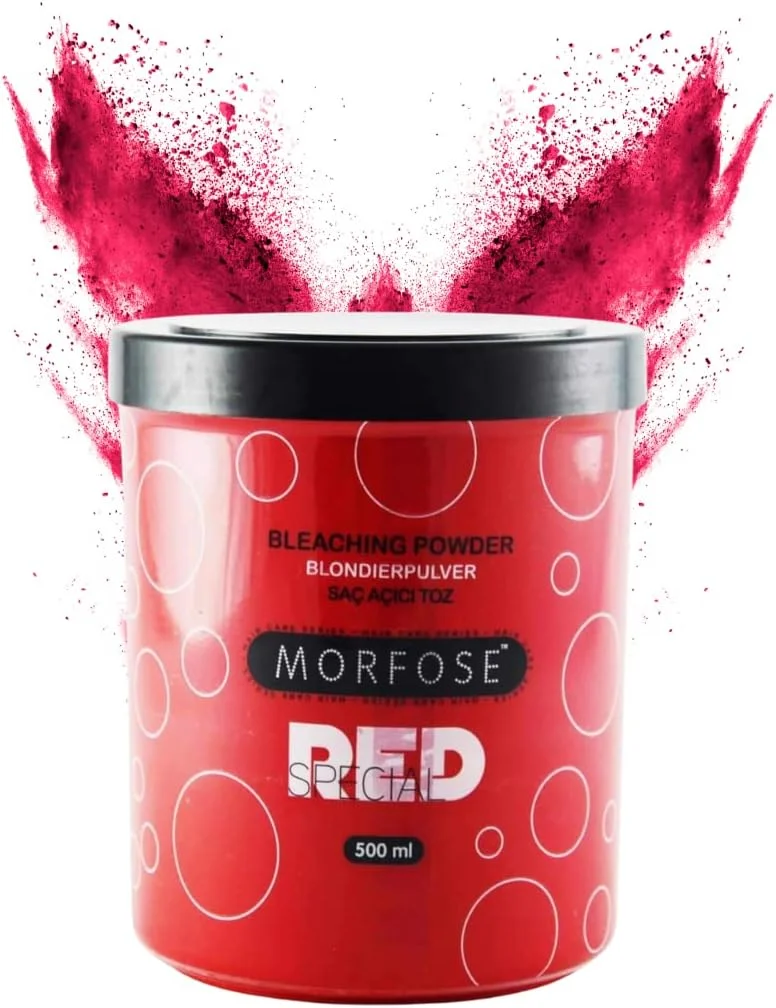 پودر دکلره قرمز حرفه ای مورفوس 450 گرمی، پودر دکلره قرمز، لوازم آرایشگری، روشن کننده مو، دکلره آرایشگاه پودر دکلره قرمز حرفه ای مورفوس 450 گرمی، پودر دکلره قرمز، لوازم آرایشگری، روشن کننده مو، دکلره آرایشگاه