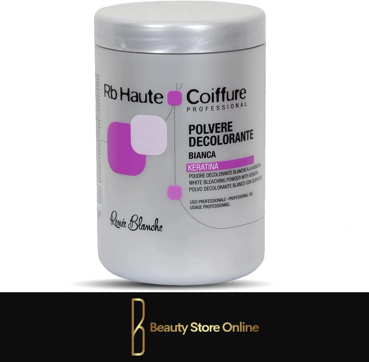 پودر سفید کننده مو رنه بلانش با کراتین - 500 گرم | سفید کننده صورت و بدن برای زنان و مردان | فرمول ملایم، ایمن برای پوست و بدون گرد و غبار | ساخت ایتالیا پودر سفید کننده مو رنه بلانش با کراتین - 500 گرم | سفید کننده صورت و بدن برای زنان و مردان | فرمول ملایم، ایمن برای پوست و بدون گرد و غبار | ساخت ایتالیا