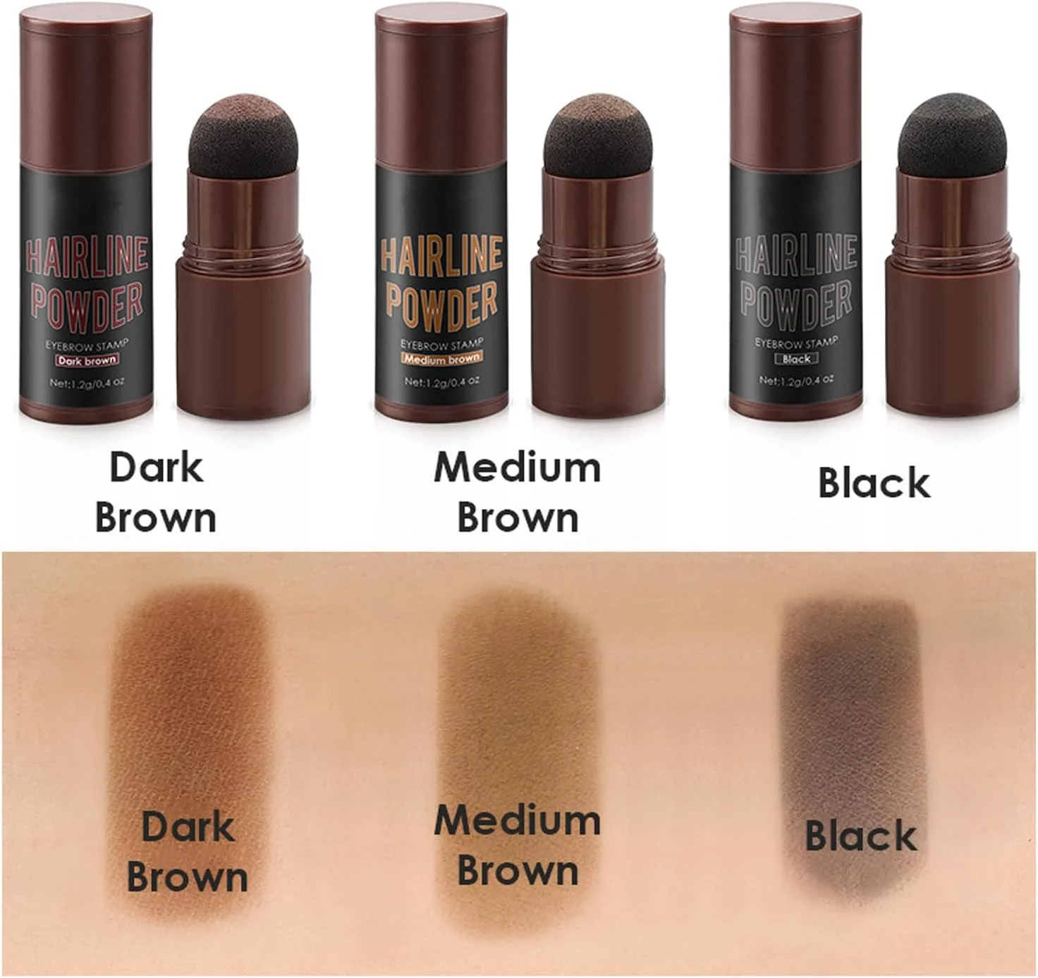 پودر پوشاننده ریشه مو، مقاوم در برابر آب و عرق، پوشش سریع خط رویش مو، پودر مو برای ترمیم ریشه موهای نازک، ریشه موهای خاکستری و نقاط طاس (قهوه ای تیره، HL) پودر پوشاننده ریشه مو، مقاوم در برابر آب و عرق، پوشش سریع خط رویش مو، پودر مو برای ترمیم ریشه موهای نازک، ریشه موهای خاکستری و نقاط طاس (قهوه ای تیره، HL)