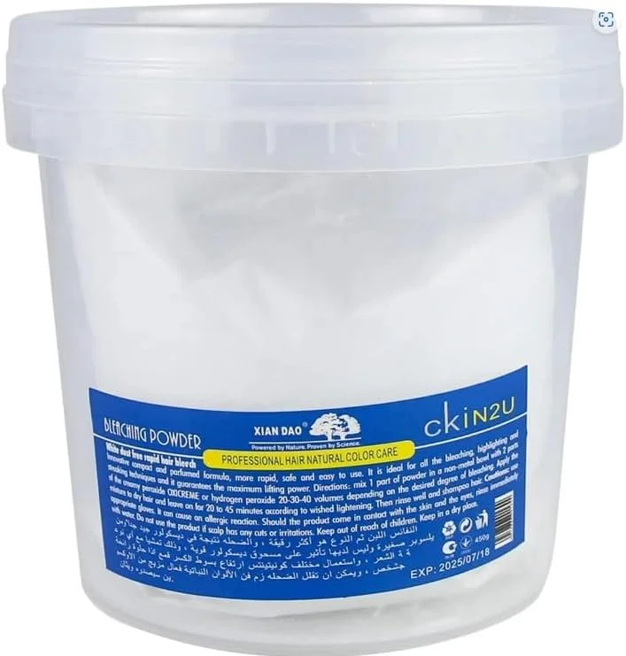 پودر دکلره حرفه ای مو ازما، بدون آمونیاک، 450 گرم، آبی پودر دکلره حرفه ای مو ازما، بدون آمونیاک، 450 گرم، آبی