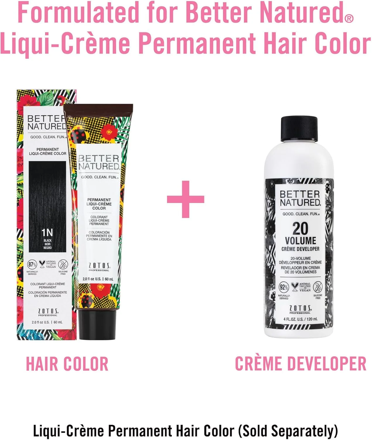 اکسیدان مو کرمی ملایم 20 حجمی Better Natured | برای رنگ کردن حرفه ای مو در سالن | روشن کننده و پوشش دهنده موهای سفید | رنگ ماندگار | 118 میلی لیتر