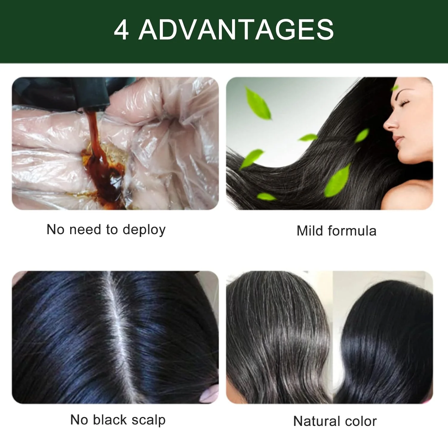 شامپو رنگ مو گیاهی طبیعی 500 میلی لیتر - فرمول 3 در 1 با شامپو، رنگ و نرم کننده، گزینه های رنگی متعدد، ایمن و ماندگار شامپو رنگ مو گیاهی طبیعی 500 میلی لیتر - فرمول 3 در 1 با شامپو، رنگ و نرم کننده، گزینه های رنگی متعدد، ایمن و ماندگار