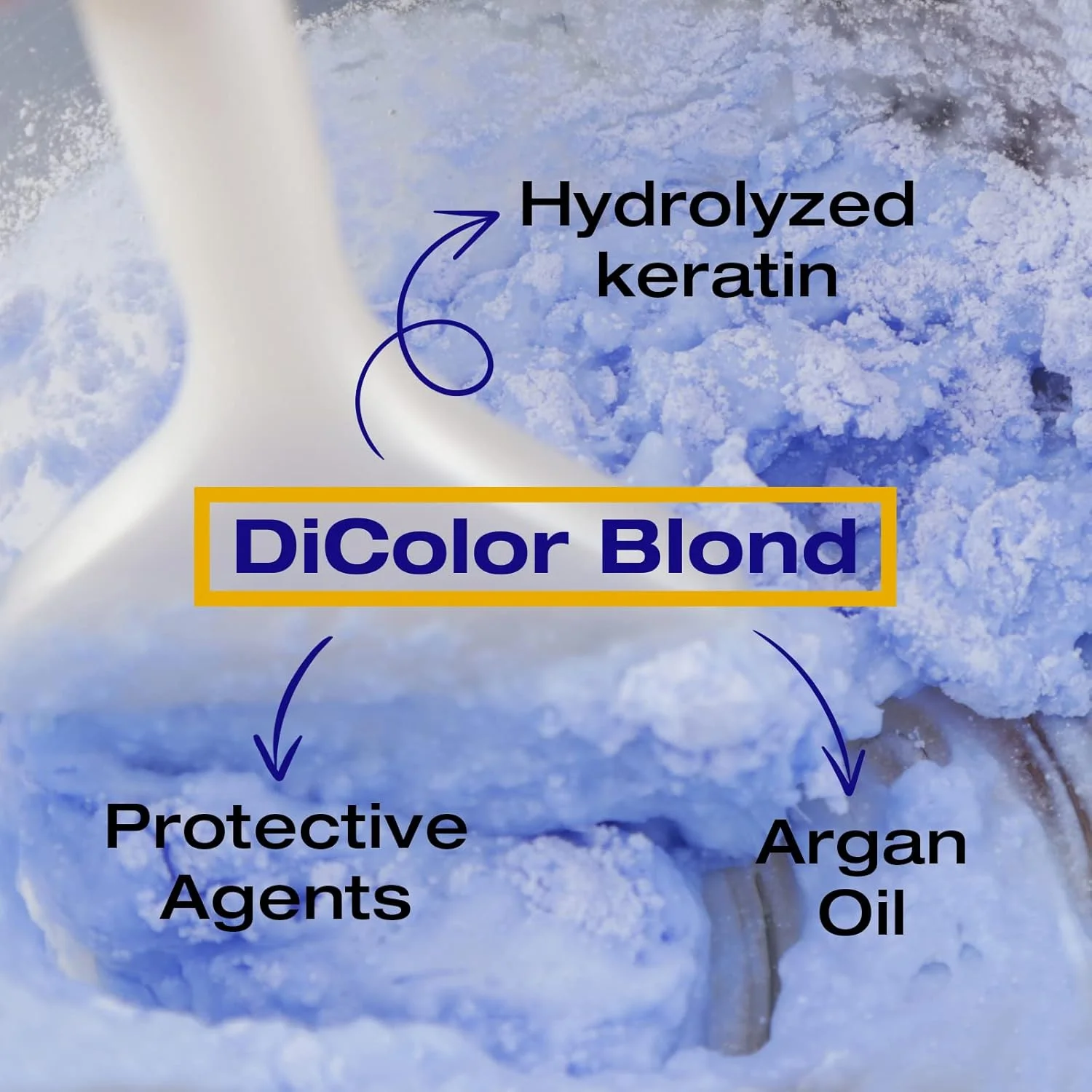 پودر دکلره مو بلوند دی کالر پروفشنال کر ان کی | روشن کننده مو | سفید کننده مو | روشن کننده +8 درجه بدون آسیب رساندن به تارهای مو (بسته 4 عددی x 60 گرم) 240 گرم