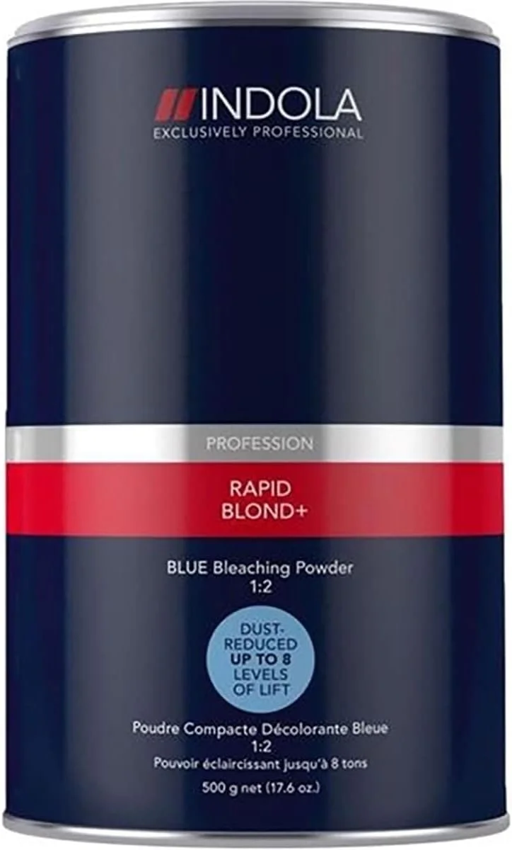 پودر دکلره آبی ایندولا مدل Rapid Blond + Blue | حجم 450 گرم پودر دکلره آبی ایندولا مدل Rapid Blond + Blue | حجم 450 گرم
