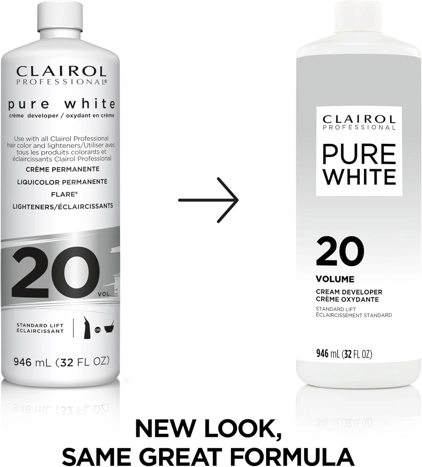 اکسیدان 20 حجمی کلایرل پروفشنال پیور وایت، 946 میلی لیتر