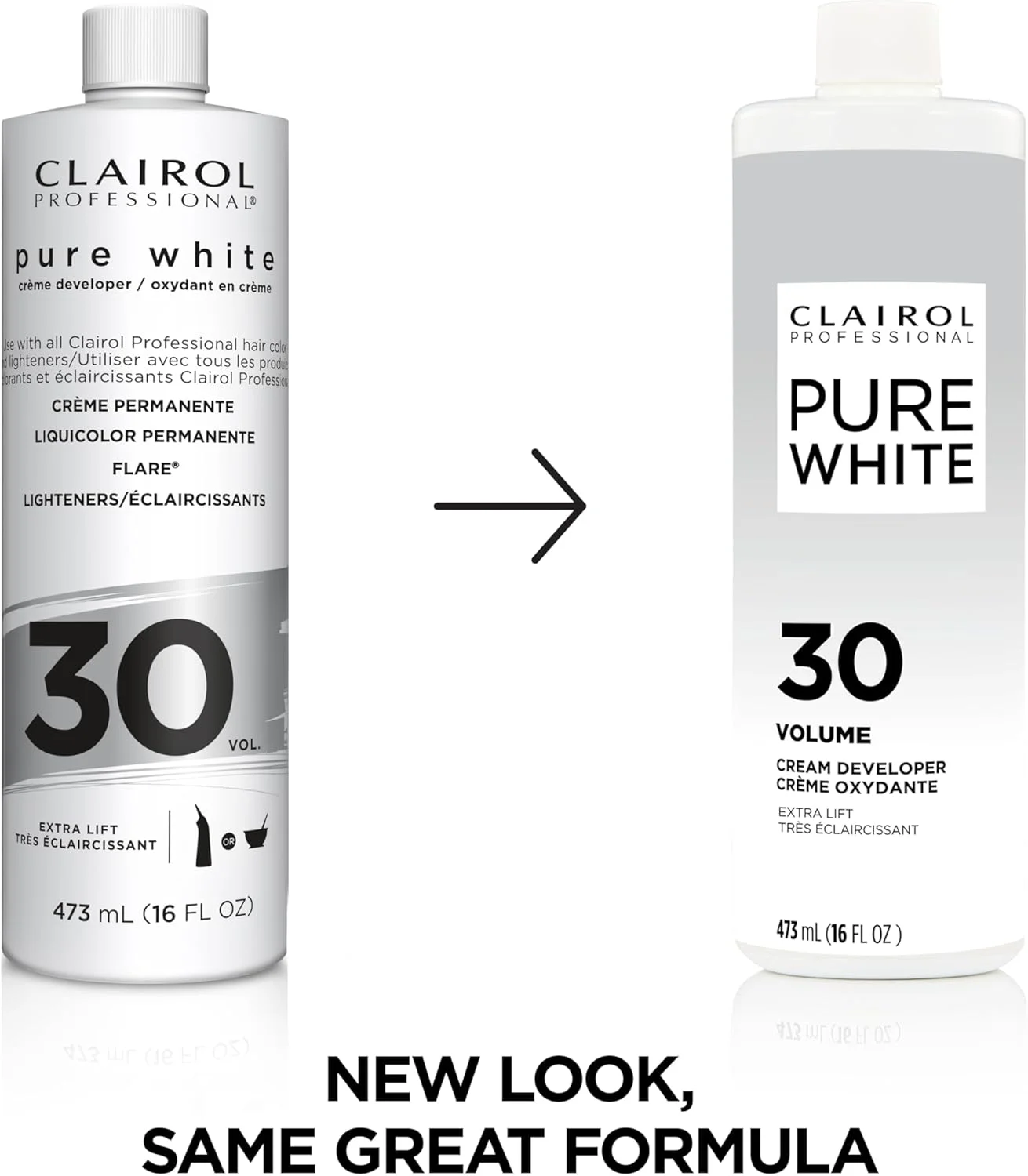 اکسیدان مو کلایرل پروفشنال پیور وایت، حجم 30، 473 میلی لیتر