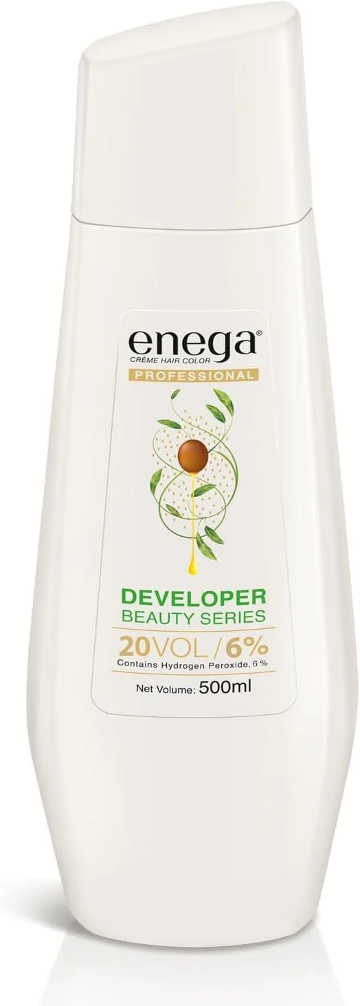 اکسیدان مو حجم 20 انگا پروفشنال پیور وایت برای روشن کردن و پوشش موهای سفید (حجم 20 (6%) 500 میلی لیتر)