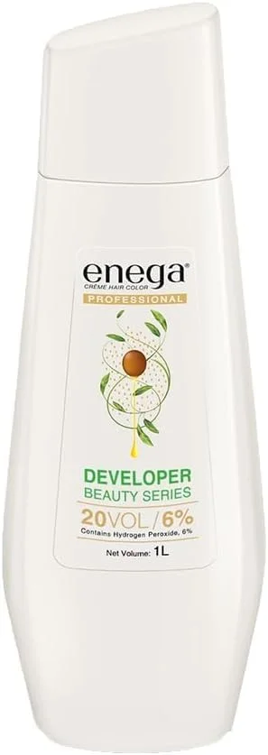اکسیدان مو حجم 20 انگا پروفشنال پیور وایت برای روشن کردن و پوشش موهای سفید (حجم 20 (6%) 1000 میلی لیتر)
