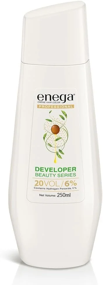 اکسیدان مو حجم 20 انگا پروفشنال، سفید خالص، برای روشن کردن و پوشش موهای سفید (حجم 20 (6%) 250 میلی لیتر)