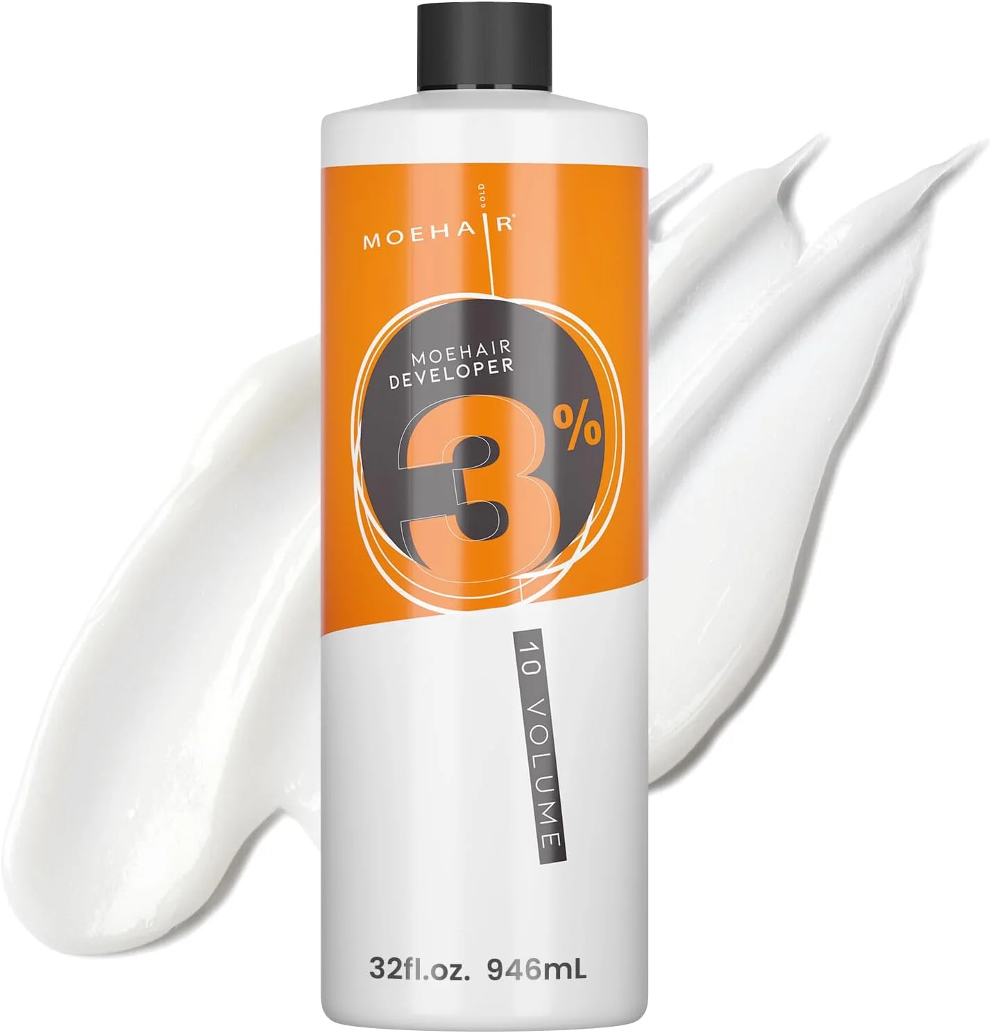 اکسیدان مو ۳٪ موهایر، اکسیدان کرمی ۱۰ حجمی برای رنگ کردن و دکلره کردن مو، بدون پارابن، با رایحه هلو ۹۴۶ میلی لیتر