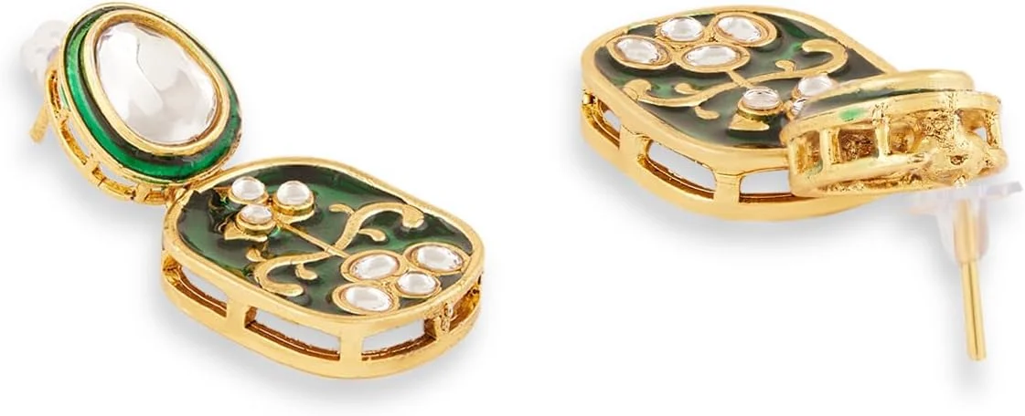 زیوری پرلز، ست گردنبند و گوشواره زنانه سبز میناکاری با سنگ های نارنجی مدل ZPFK18329 زیوری پرلز، ست گردنبند و گوشواره زنانه سبز میناکاری با سنگ های نارنجی مدل ZPFK18329