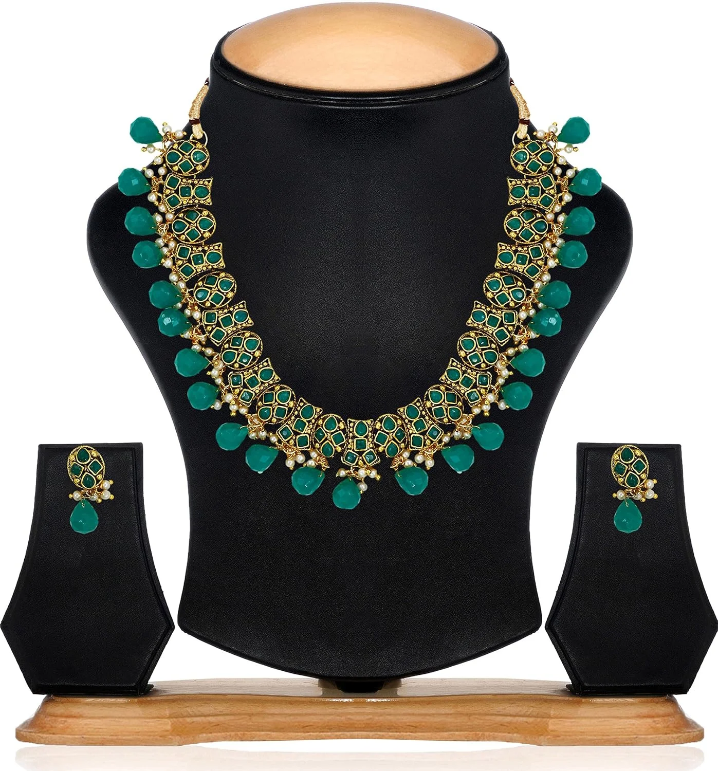 ست گردنبند سنتی زنانه ZAVERI PEARLS - Zpfk6137