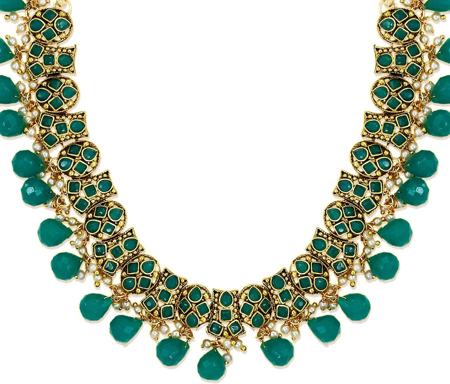 ست گردنبند سنتی زنانه ZAVERI PEARLS - Zpfk6137