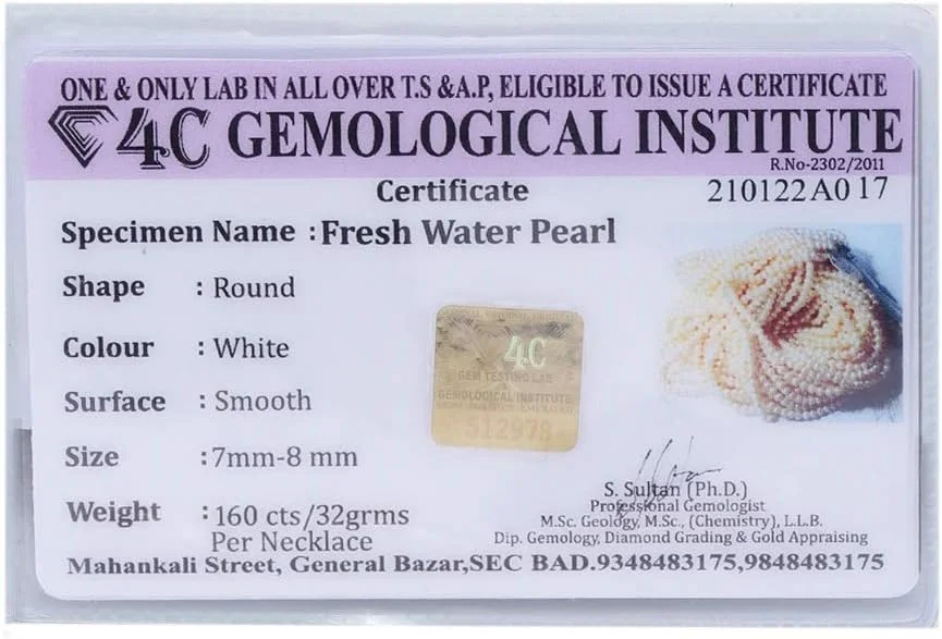 گردنبند مروارید دکمه ای آب شیرین ZAVERI PEARLS برای زنان گردنبند مروارید دکمه ای آب شیرین ZAVERI PEARLS برای زنان