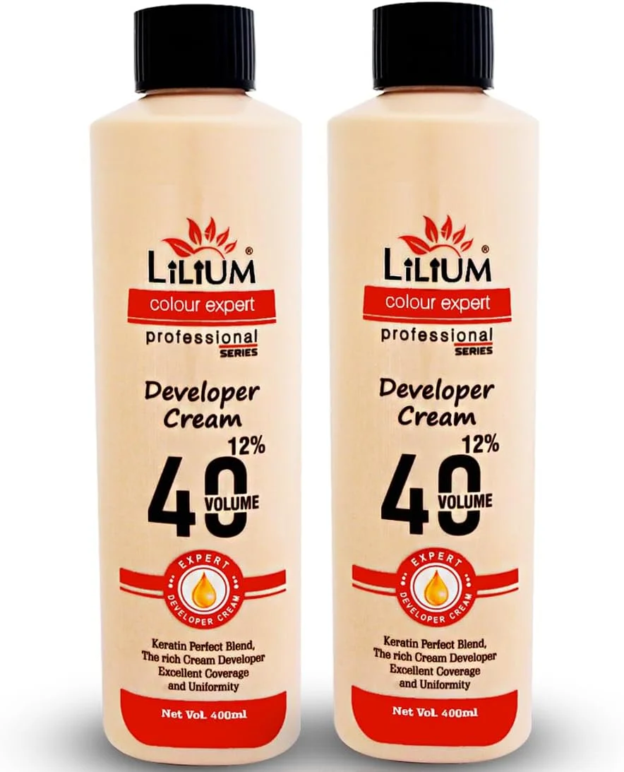 اکسیدان لیلیوم 12% 40 VOL کرمی 500 میلی لیتر، بسته 2 عددی