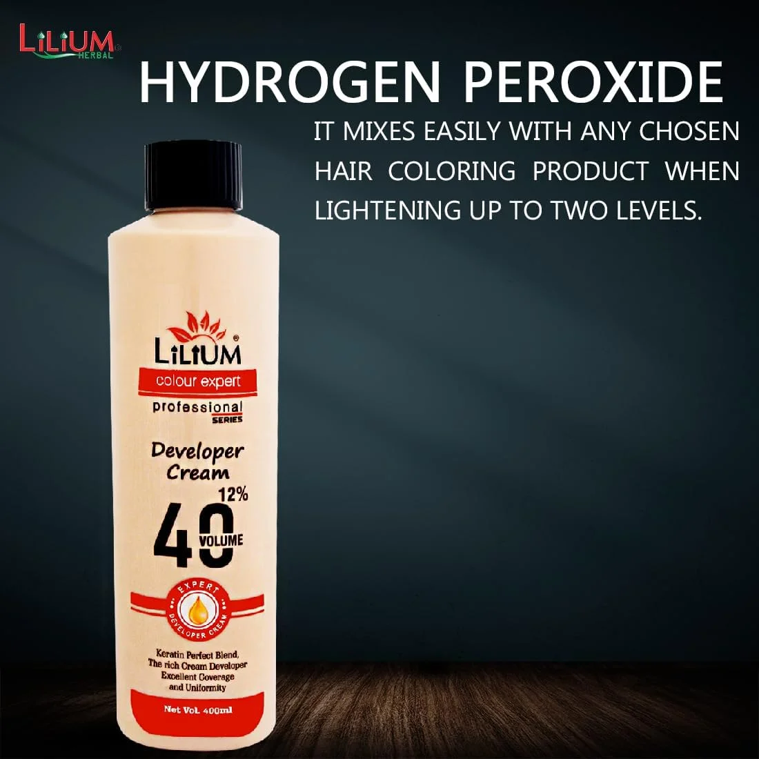 اکسیدان لیلیوم 12% 40 VOL کرمی 500 میلی لیتر، بسته 2 عددی