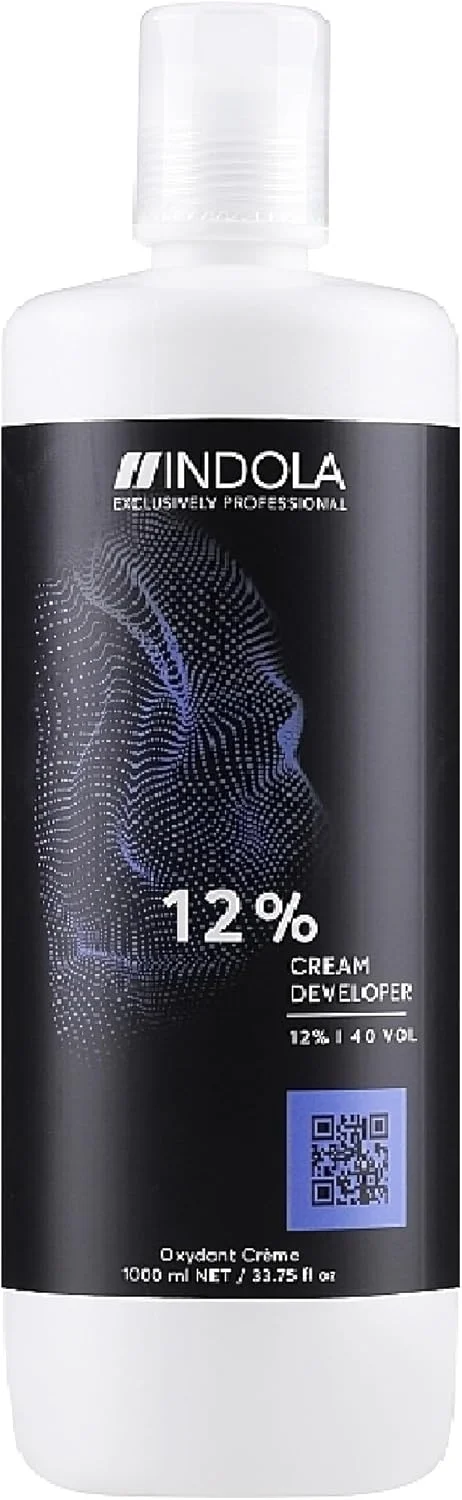 اکسیدان کرمی ایندولا پروفشنال، فرآیند اکسیداسیون موثر و ملایم، 12%، 40 حجمی، 1000 میلی لیتر