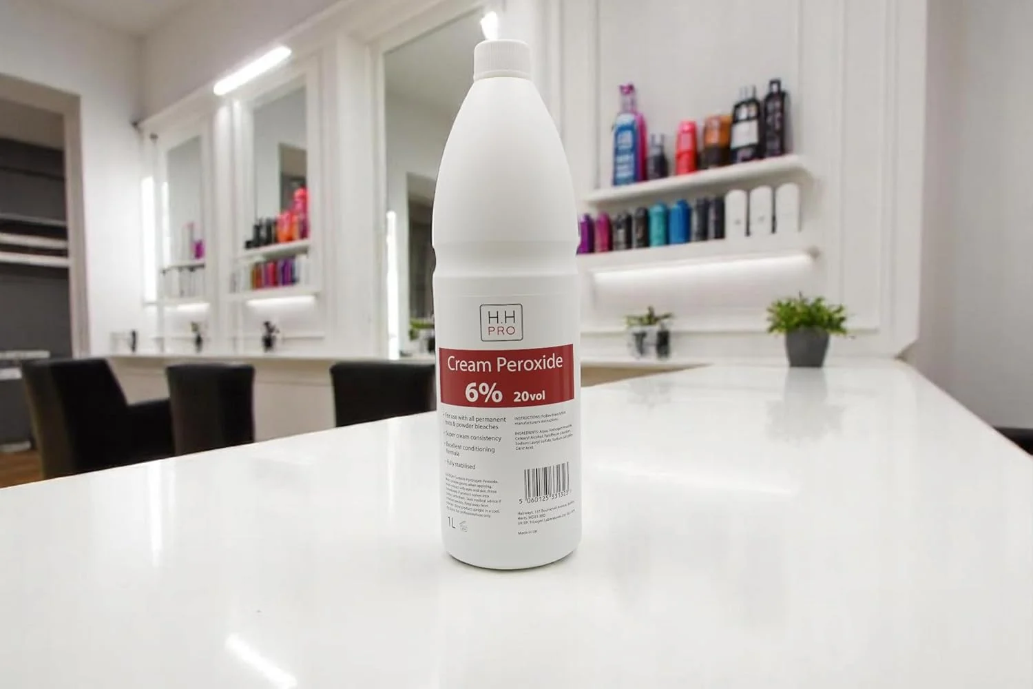 رنگ موی کرمی اچ.اچ پرو، اکسیدان 6% (حجم 20) یک لیتری 1000 میلی لیتری