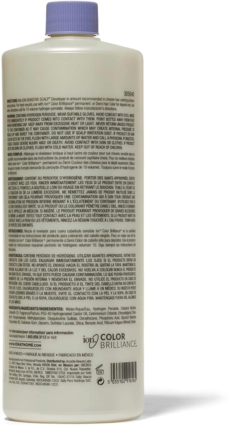 اکسیدان کرمی 10 حجمی مخصوص پوست سر حساس آیون (950 میلی لیتر)