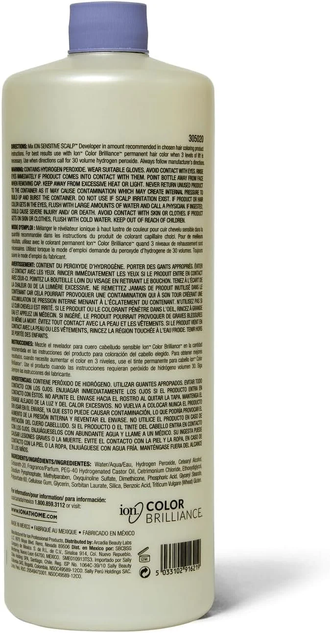 اکسیدان کرمی 30 حجمی آیون مناسب پوست سر حساس