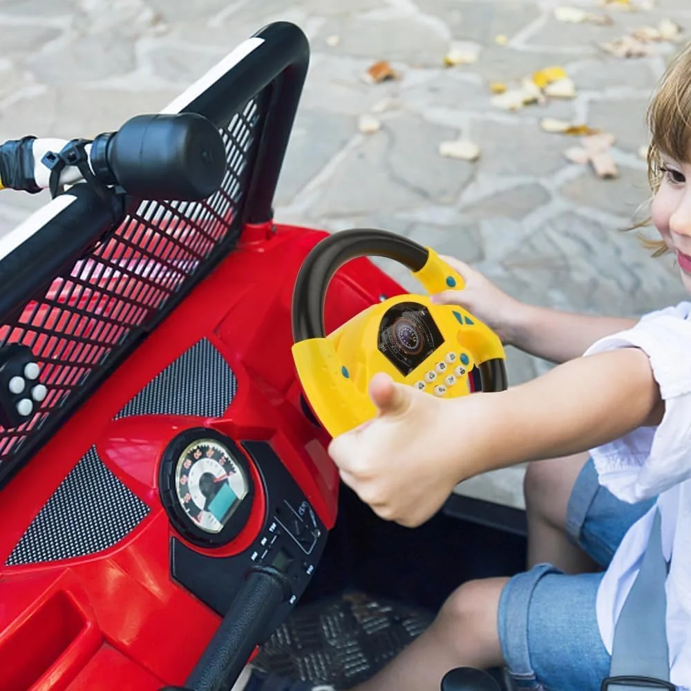 اسباب بازی فرمان ماشین AMERTEER | فرمان ماشین کودک | کنترلر رانندگی شبیه سازی شده فرمان قابل حمل با موسیقی برای صندلی عقب ماشین | اسباب بازی فرمان | اسباب بازی فرمان رانندگی برای هدیه اسباب بازی فرمان ماشین AMERTEER | فرمان ماشین کودک | کنترلر رانندگی شبیه سازی شده فرمان قابل حمل با موسیقی برای صندلی عقب ماشین | اسباب بازی فرمان | اسباب بازی فرمان رانندگی برای هدیه